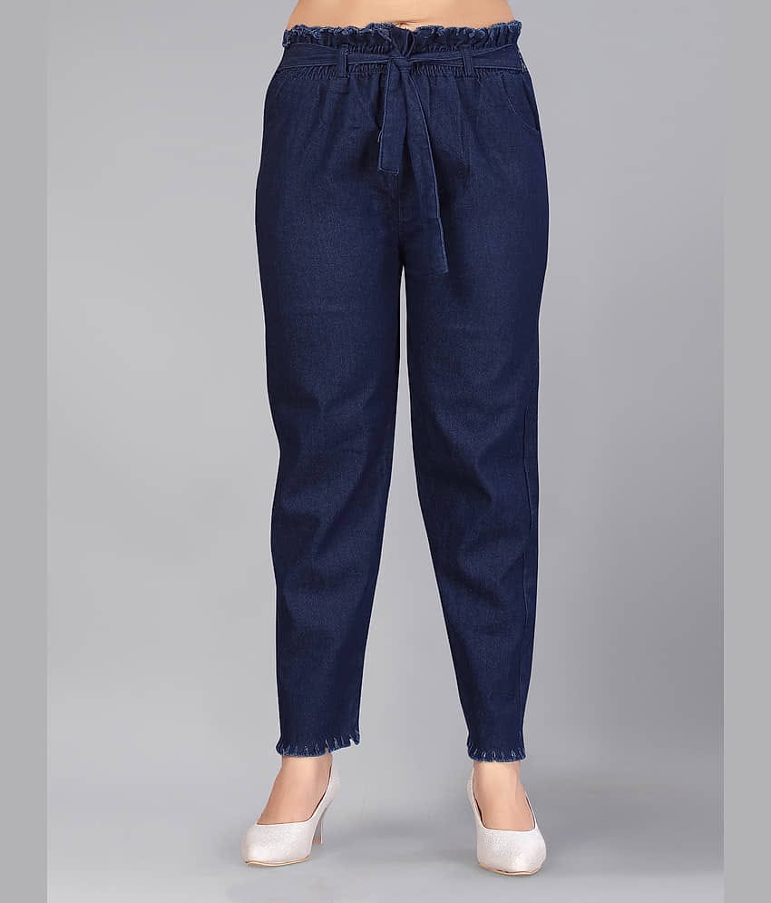 Aarika Girls Navy Blue Colour Denim Jeans