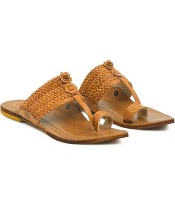 STEPHORN - Gold Men's Kolhapuris