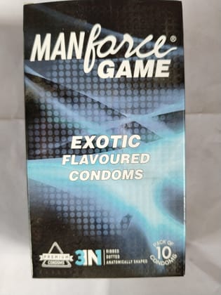Man force Game Exotic Flavoured Condoms 