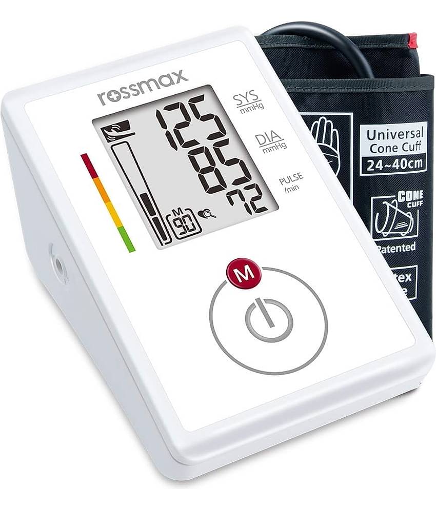 Rossmax CH155 Digital Blood Pressure Monitor BP Machine Accurate, Easy-to-Use, (White)