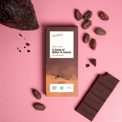 Bon Fiction A Song Of Bitter & Sweet (Mini) - Dark Chocolate, 21 gm