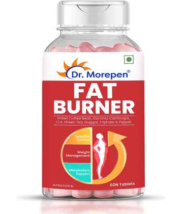 Dr. Morepen Fat Burner with CLA & Garcinia Supports Weight Loss & Fuels Metabolism (60 Tablets)