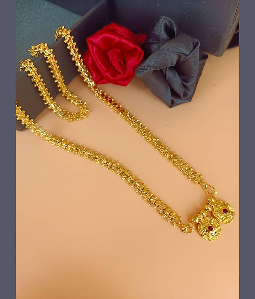 RANEM Golden Mangalsutra ( Pack of 1 )
