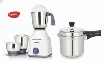 PIGEON MIXER GRINDER 550W & COOKER 3LTR