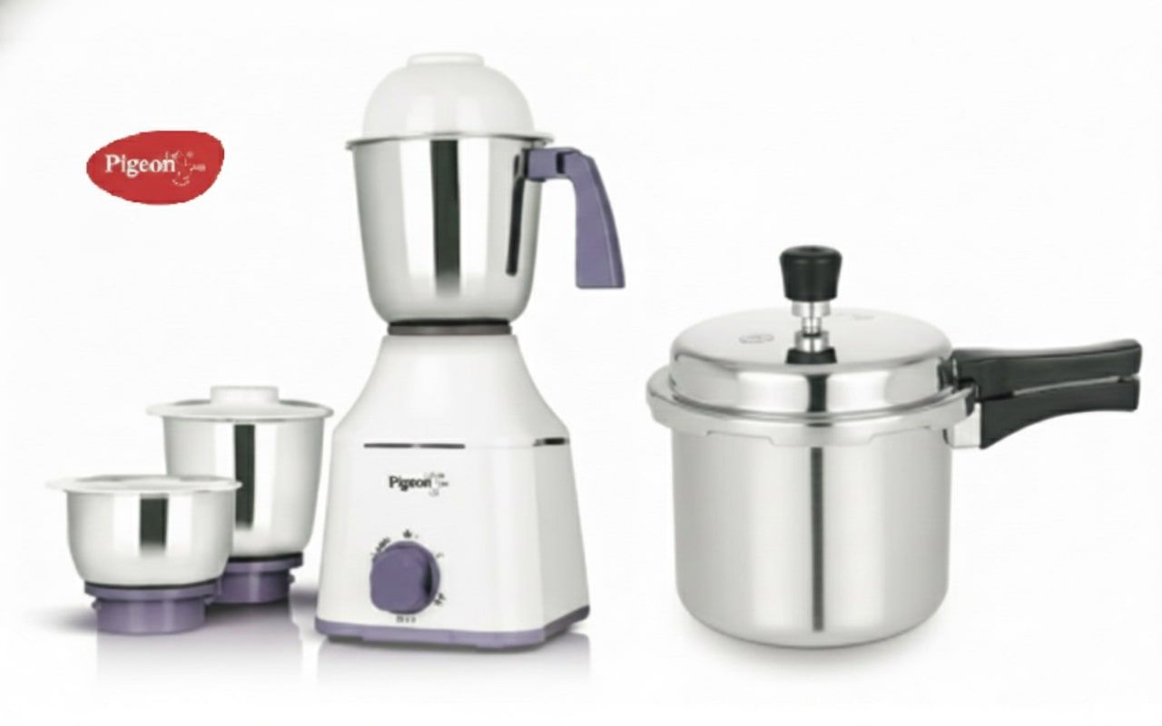 PIGEON MIXER GRINDER 550W & COOKER 3LTR