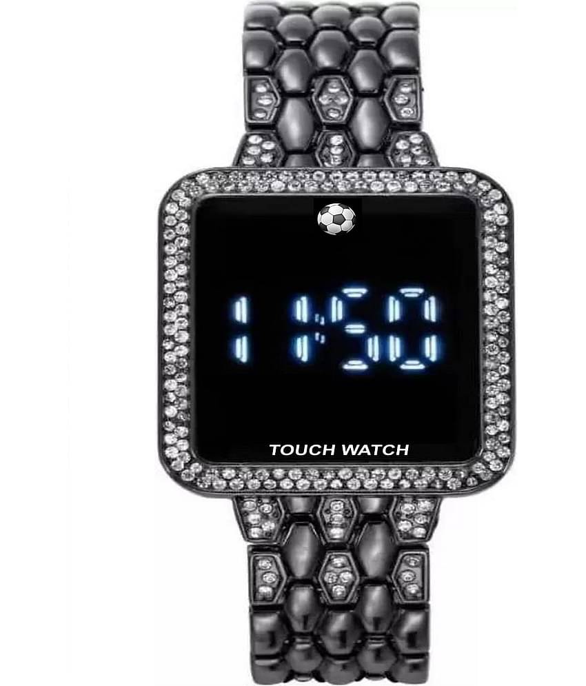 Renaissance Traders Silver Metal Digital Womens Watch