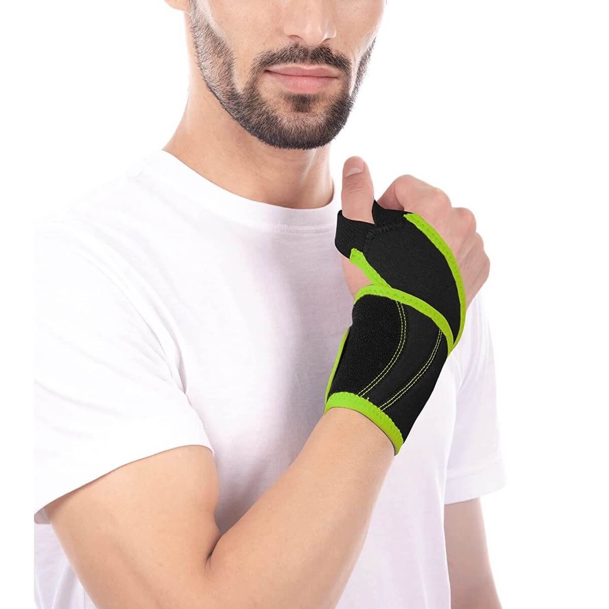 TYNOR Wrist Support With Thumb Loop Neo Green