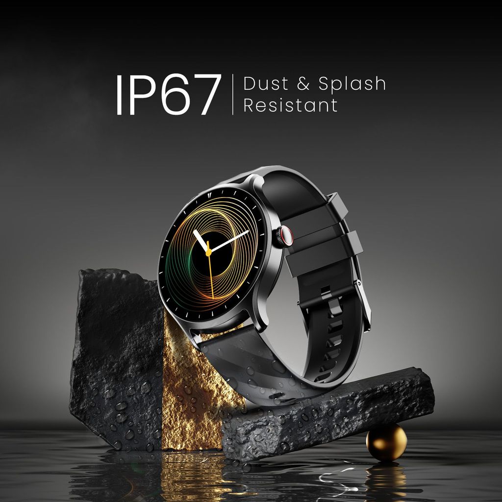 CELLECOR E2 Hype 1.50" (38.1mm) HD IPS Display Smart Watch, 500 Nits, 60Hz Refresh Rate, Bluetooth Calling, AI generated Watch Faces, 100+ Sports Modes, Health Suite, Voice Assistance (Black )