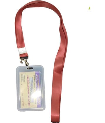 Dey 's stationery store - Plastic Card Holder ( Pack 1 )