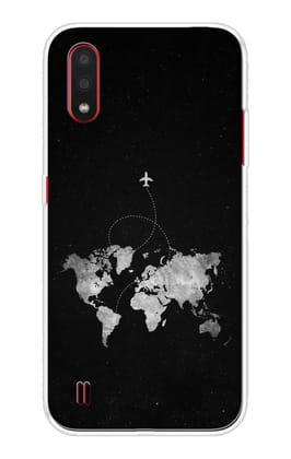 World Tour Soft Cover for Samsung Galaxy M01