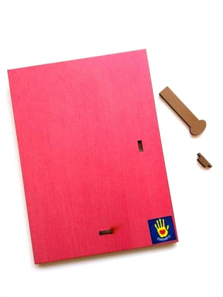 The Story of Waves Photo Frame with Magenta Borders 1