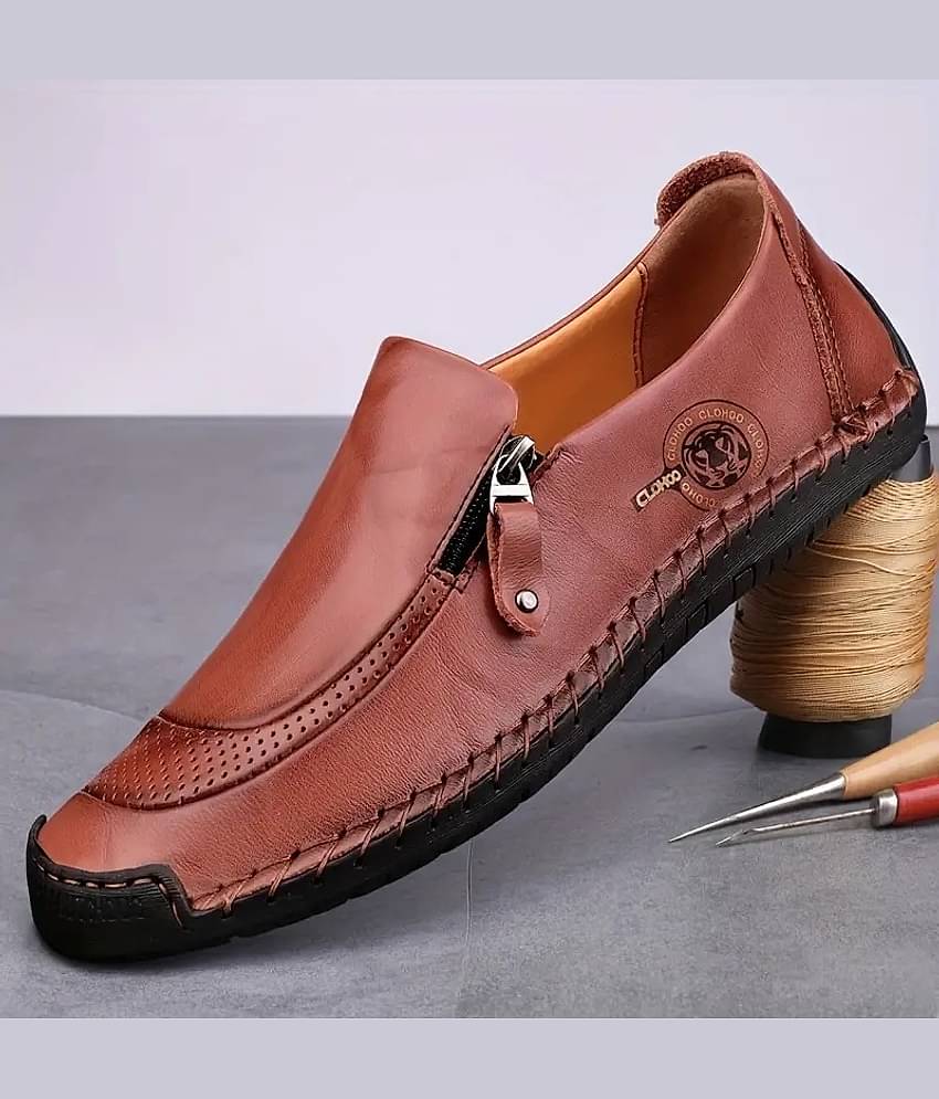 BRAWO Shoe for Men Tan Men's Lifestyle Shoes