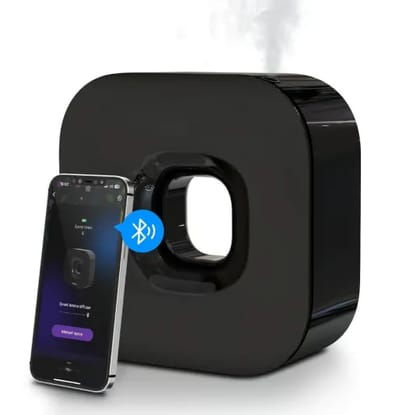 Latest Aroma Diffuser Waterless Essential Oil Diffuser - Bluetooth Cordless Aromatherapy Diffuser with App Control, Smart Timer Setting, Hang-up Design and Wide Coverage for Home, Office, Hotel and SPA - Black (1 Units) Latest Aroma Diffuser Waterless Essential Oil Diffuser - Bluetooth Cordless Aromatherapy Diffuser with App Control, Smart Timer Setting, Hang-up Design and Wide Coverage for Home, Office, Hotel and SPA - Black (1 Units)