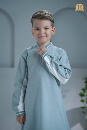 Delort Green Thobe for Kids-1