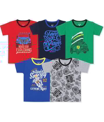 E1K Pack of 2 Boys Cotton Polo T-Shirt ( Multicolor )