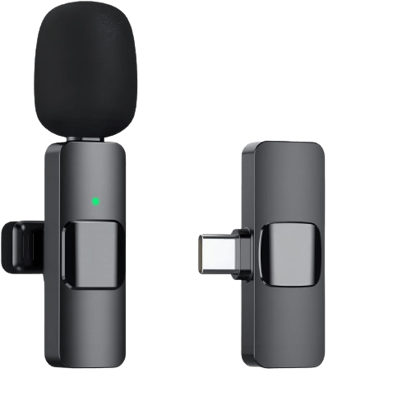 Wireless Microphone for DSLR, Smartphone & Tablet