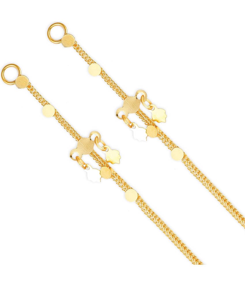 Vighnaharta 1 one gram gold Plated alloy Kanchain Ear chain kanoti ear Cuff Ear to Ear Chain for Women and Girls- (VFJ1010KC)