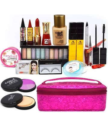Adbeni All In One Daily Home Salon Makeup Kit with Pouch