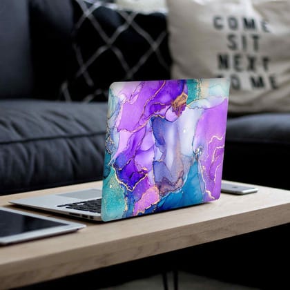 Violet Galaxy Laptop Skins