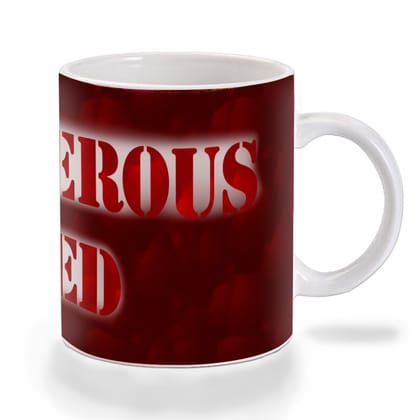 Multicolor Dangerous Red Ceramic Mug
