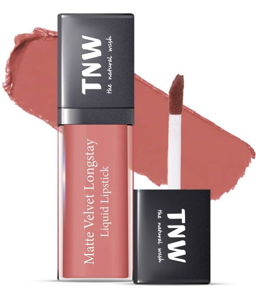 TNW - The Natural Wash Matte Velvet Longtay Liquid Lipstick(03) Magical Mauve, 5Ml