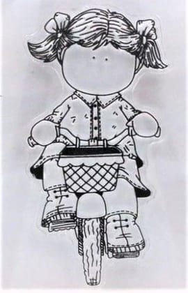 Clear Stamps Imported - Lovely Girls Design 16 - 9cm*6cm