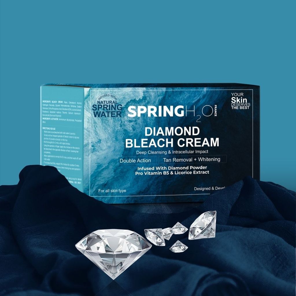 SPRING H2O Diamond Bleach Cream - Deep Cleansing & Intracellular Impact