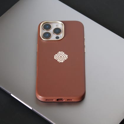Saddle Brown | MagSafe Premium Leather Luxury iPhone Cover-iPhone 16 Pro Max