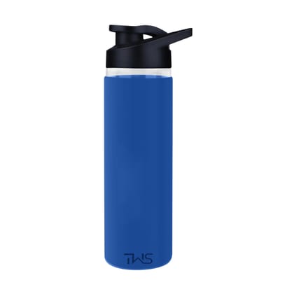 The Wallet Store Pure Wrap Borosilicate Sipper Bottle (Blue, 750 ml)