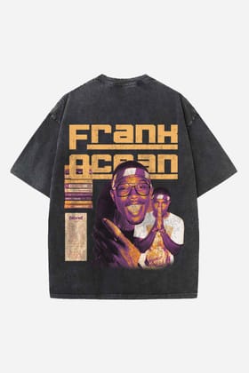 Frank Ocean Designed Oversized T-shirt-XS / Vintage Black