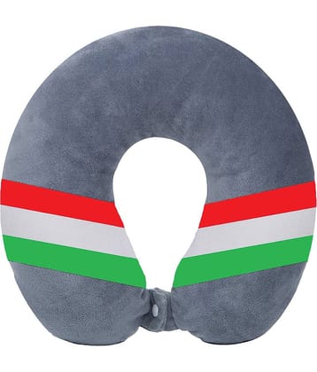 JUZZII Grey Neck Pillow ( Pack of 1 )