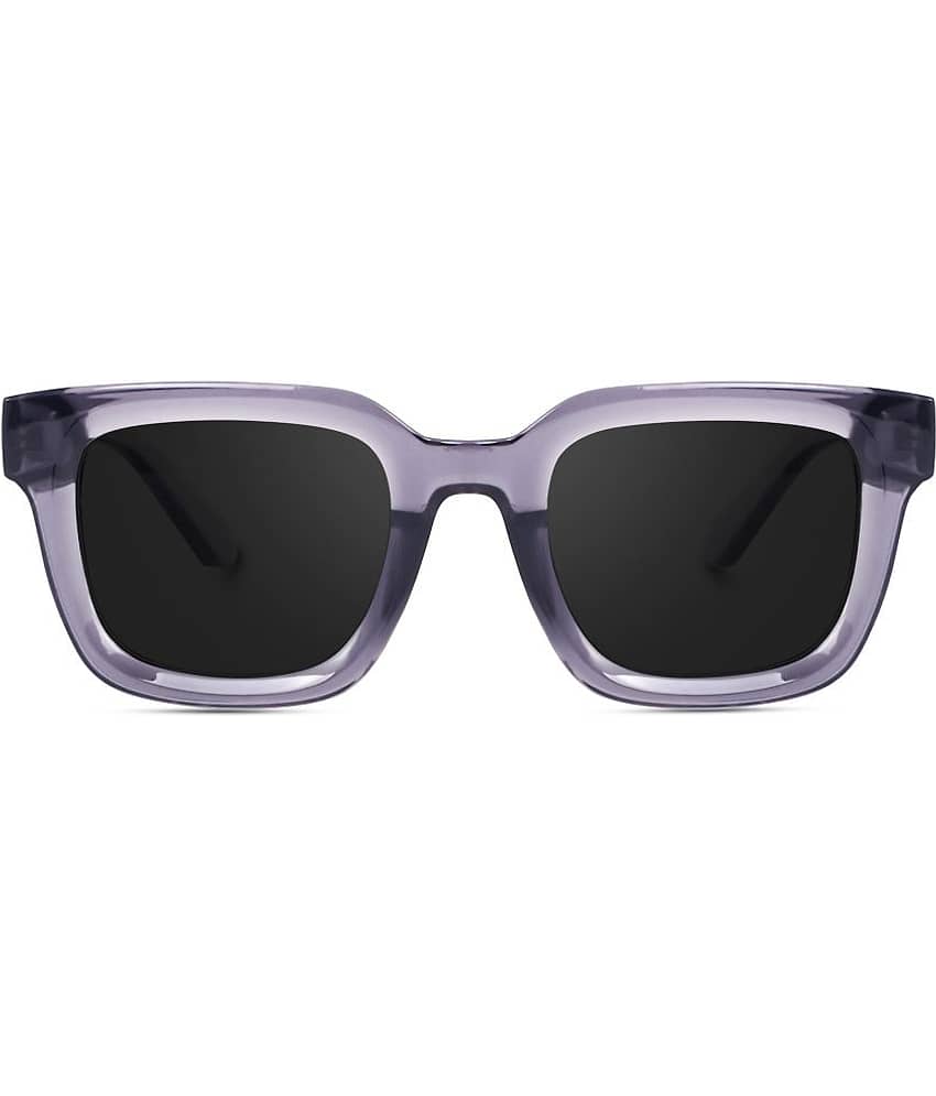 Peter Jones Light Grey Square Sunglasses ( Pack of 1 )