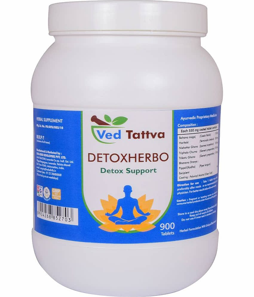 Ved Tattva Detoxherbo Tablet 900 No.S Pack of 1