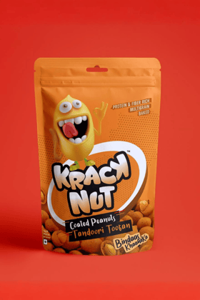 Krack Nut Coated Peanuts Tandoori Toofan 160g