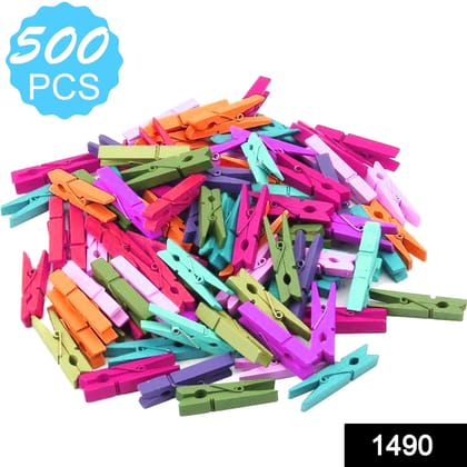 Multipurpose Wooden Clips  / Cloth Pegs (Large, 500 Pcs)