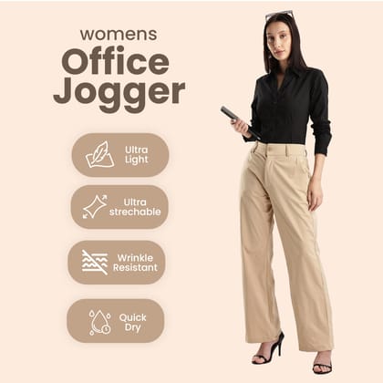 Womens Office Jogger-Camel / 28