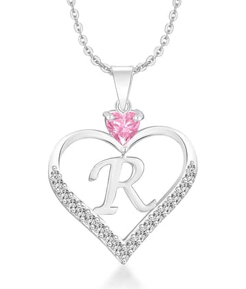 HEER COLLECTION - Pink Pendant ( Pack of 1 )