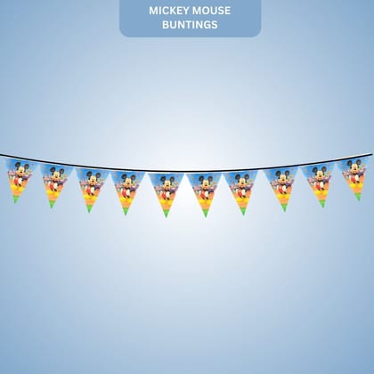 Mickey Mouse Buntings - Over 9 FT