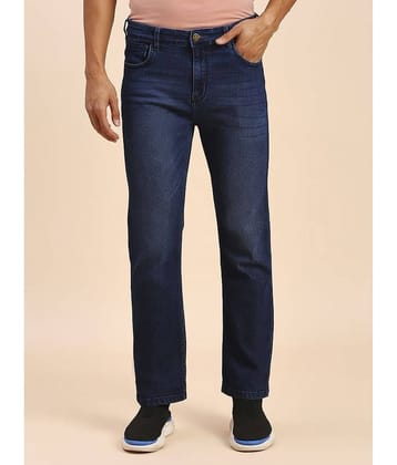 HJ HASASI Regular Fit Faded Men's Jeans - Indigo Blue ( Pack of 1 )