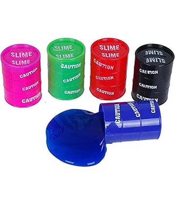 Barrel Slime for Kids Play Non Sticky Slime Non Toxic Clay Putty Mud Slime Jelly for Kids Best Return Gift Pack of (4)