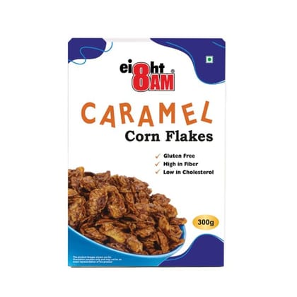8AM Caramel Corn Flakes, 300g