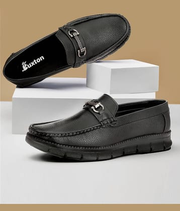 Buxton Black Men's Slip on Shoes
