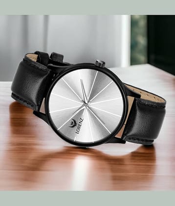 Lorenz Black PU Analog Men's Watch