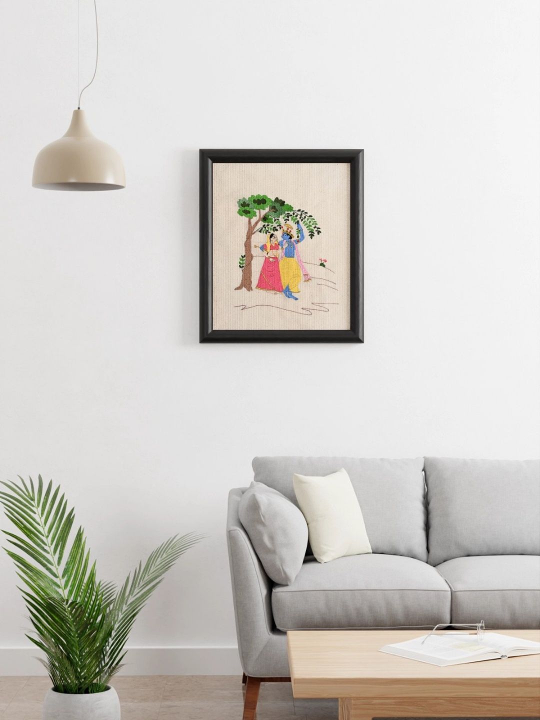 Radha Krishna Eternal Love Embroidery