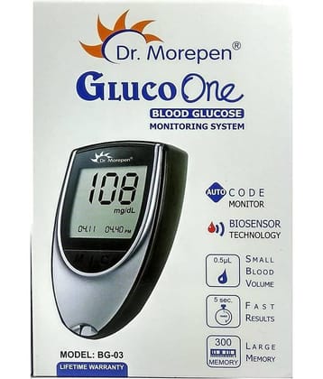 Dr. Morepen - BG 03 WITHOUT STRIPS Glucometer