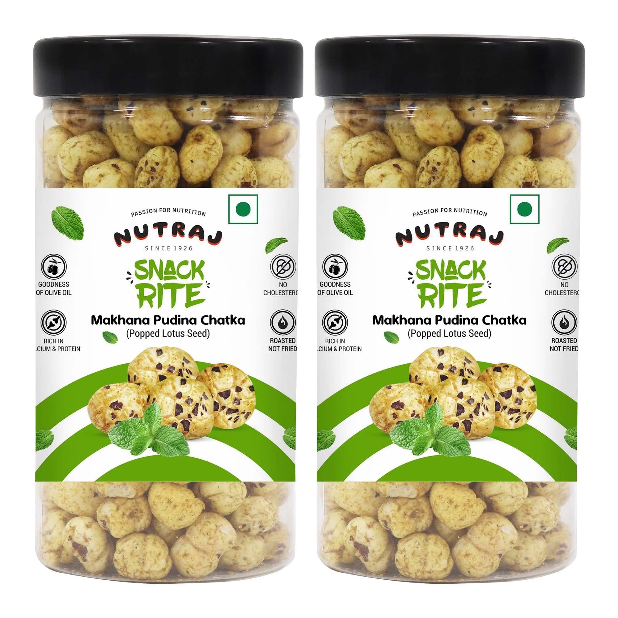 Nutraj Snackrite Roasted Makhana Pudina Chatka 70g