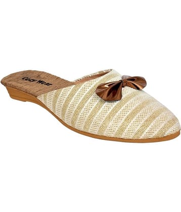Cozy Wear Cream Women's Mules