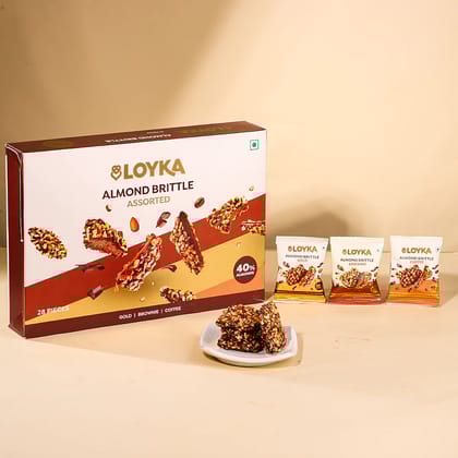 Loyka Almond Brittle (240g) | Premium Roasted Almonds & Chocolate | Gift & Snacking Loyka Almond Brittle (240g) | Premium Roasted Almonds & Chocolate | Gift & Snacking