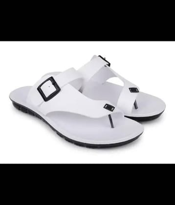 Jumpback White Men's Daily Slipper