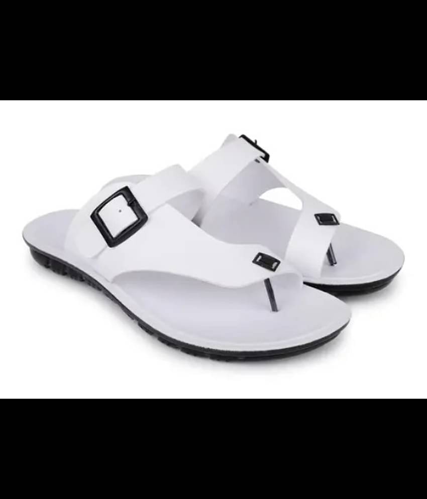 Jumpback White Men's Daily Slipper